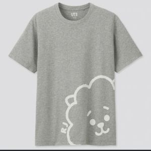 EUC Uniqlo BT21 UT RJ Grey Graphic Tee size XS